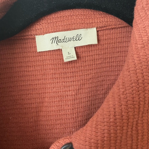 Madewell Textural Knit Shirt-Jacket - Picture 3 of 4
